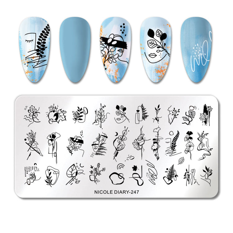 Nail Stamping Plates NICOLE DIARY - NSI Australia