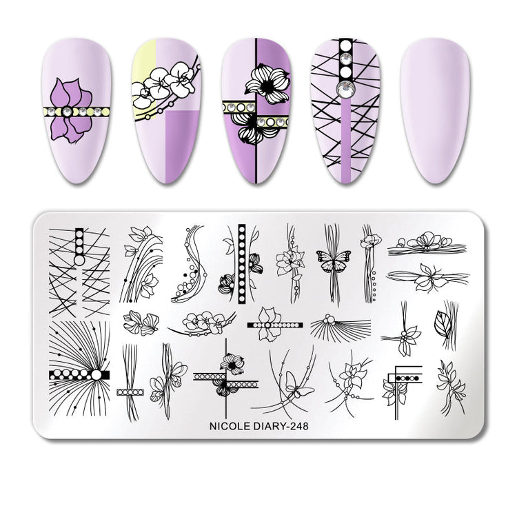 Nail Stamping Plates NICOLE DIARY - NSI Australia