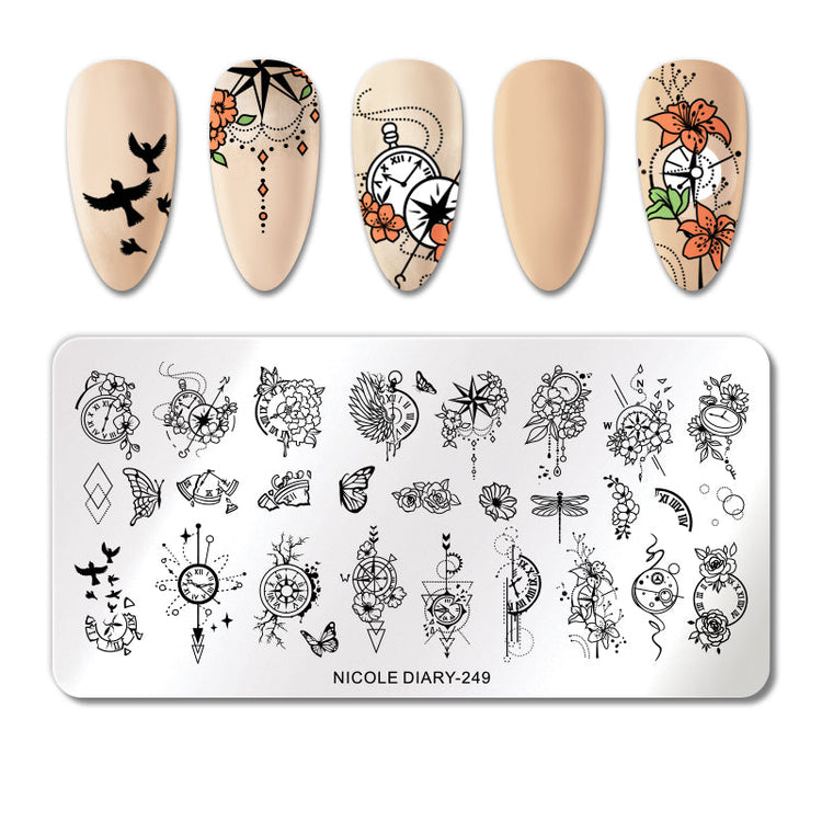Nail Stamping Plates NICOLE DIARY - NSI Australia