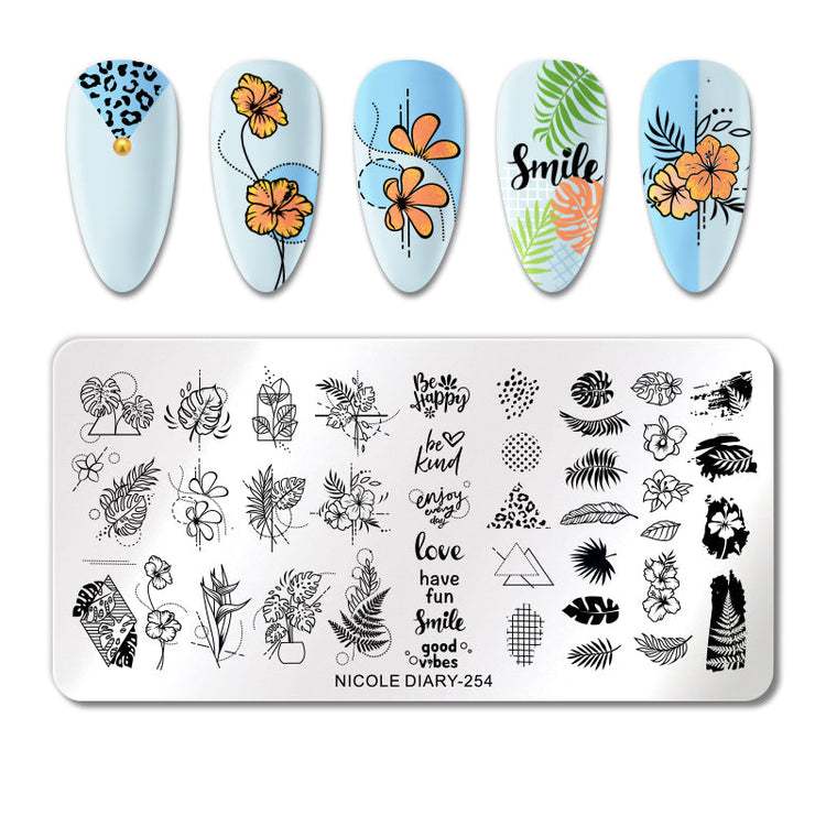 Nail Stamping Plates NICOLE DIARY - NSI Australia