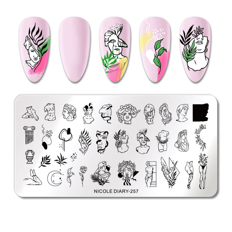 Nail Stamping Plates NICOLE DIARY - NSI Australia