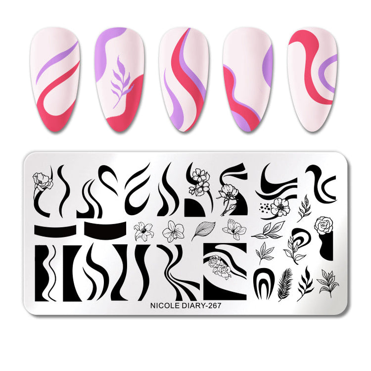 Nail Stamping Plates NICOLE DIARY - NSI Australia