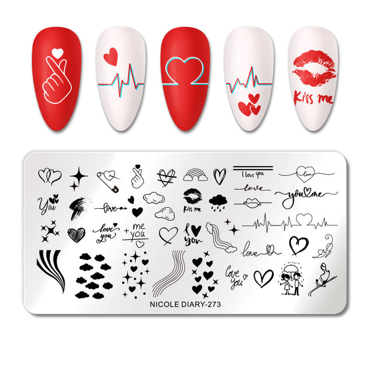 Nail Stamping Plates NICOLE DIARY - NSI Australia