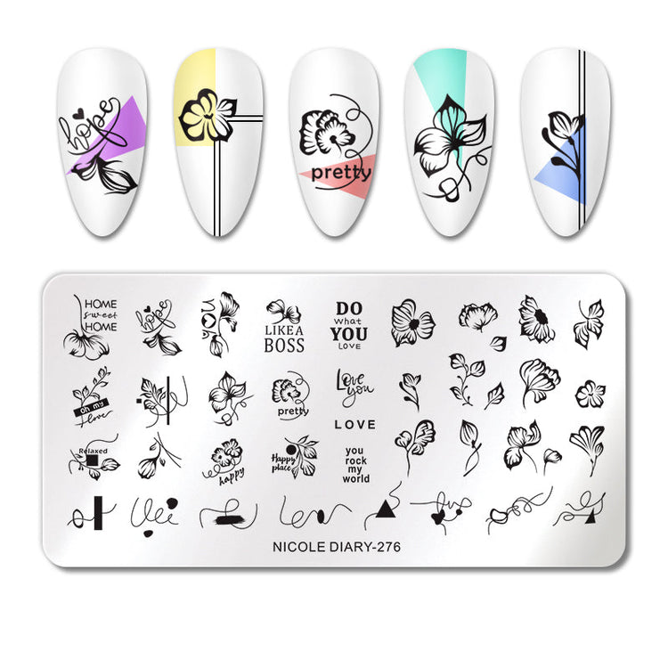 Nail Stamping Plates NICOLE DIARY - NSI Australia