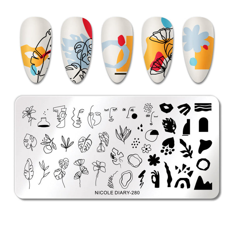 Nail Stamping Plates NICOLE DIARY - NSI Australia