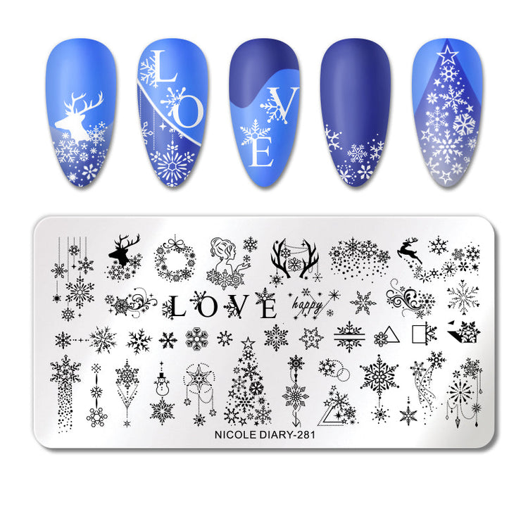 Nail Stamping Plates NICOLE DIARY - NSI Australia
