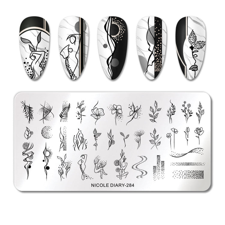 Nail Stamping Plates NICOLE DIARY - NSI Australia