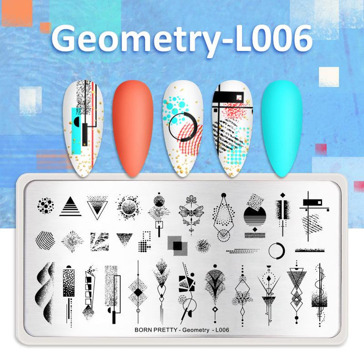 Nail Art Stamping Plates BORN PRETTY - NSI Australia