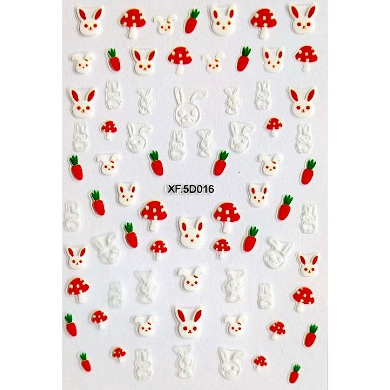 Nail Art Sticker - Easter Bunny - NSI Australia