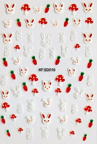 Nail Art Sticker - Easter Bunny - NSI Australia