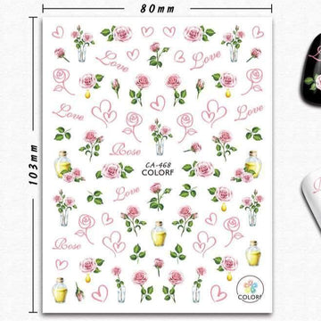 Nail Art Stickers CA COLORF - NSI Australia