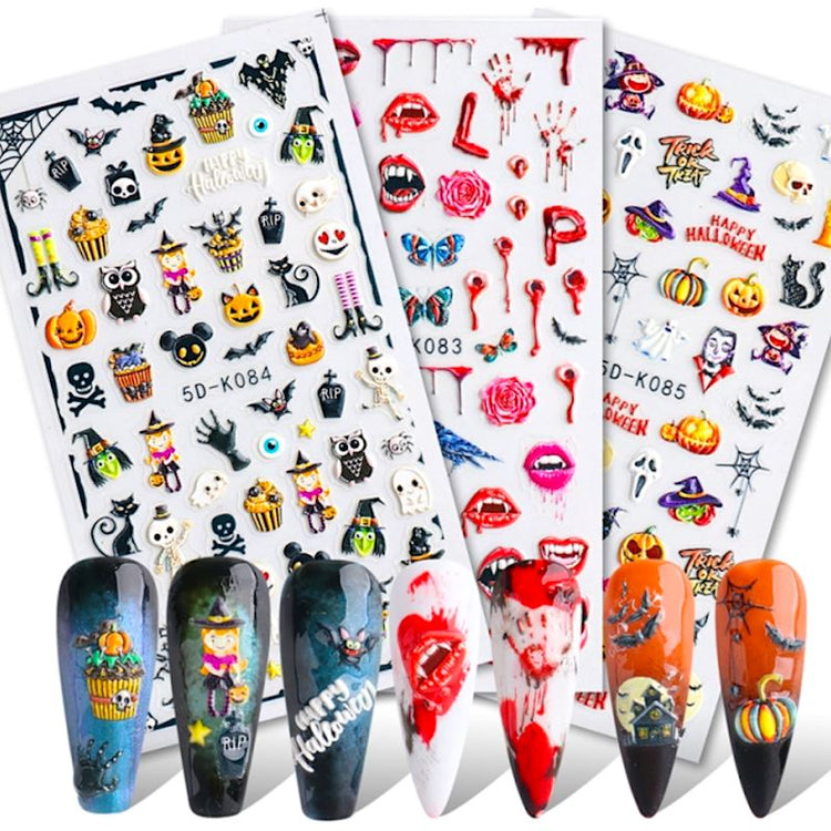 Nail Art Stickers - Halloween Festival - NSI Australia