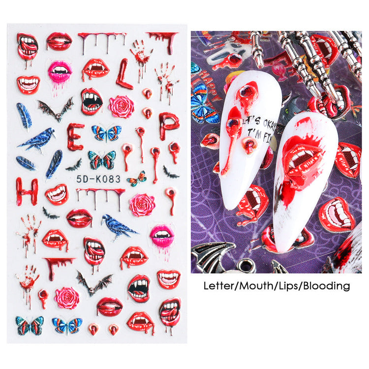 Nail Art Stickers - Halloween Festival - NSI Australia