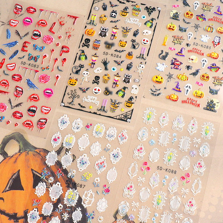 Nail Art Stickers - Halloween Festival - NSI Australia