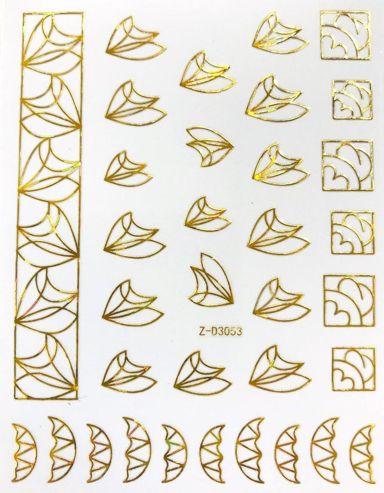Nail Art Stickers LINES Collection - NSI Australia