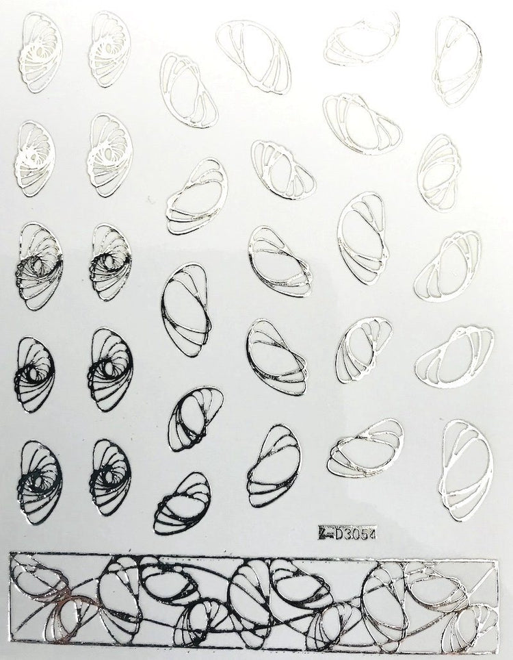 Nail Art Stickers LINES Collection - NSI Australia
