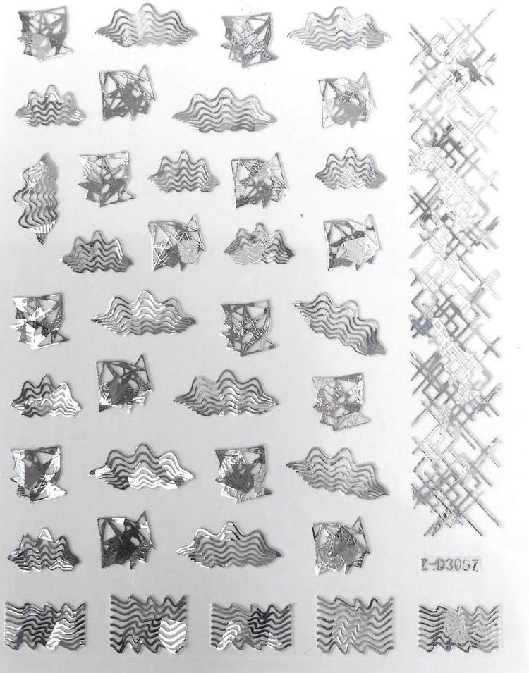 Nail Art Stickers LINES Collection - NSI Australia