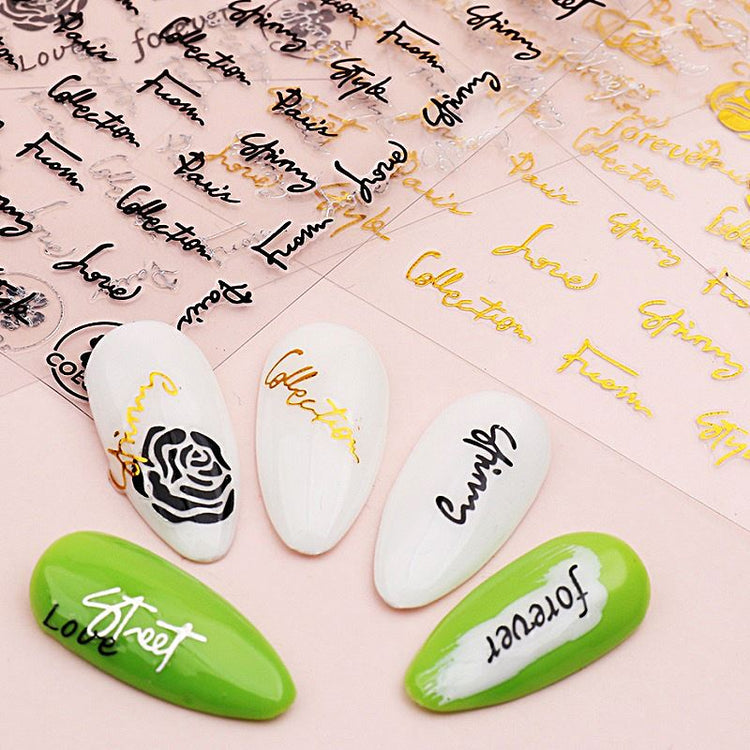 Nail Art Stickers - LOVE - NSI Australia