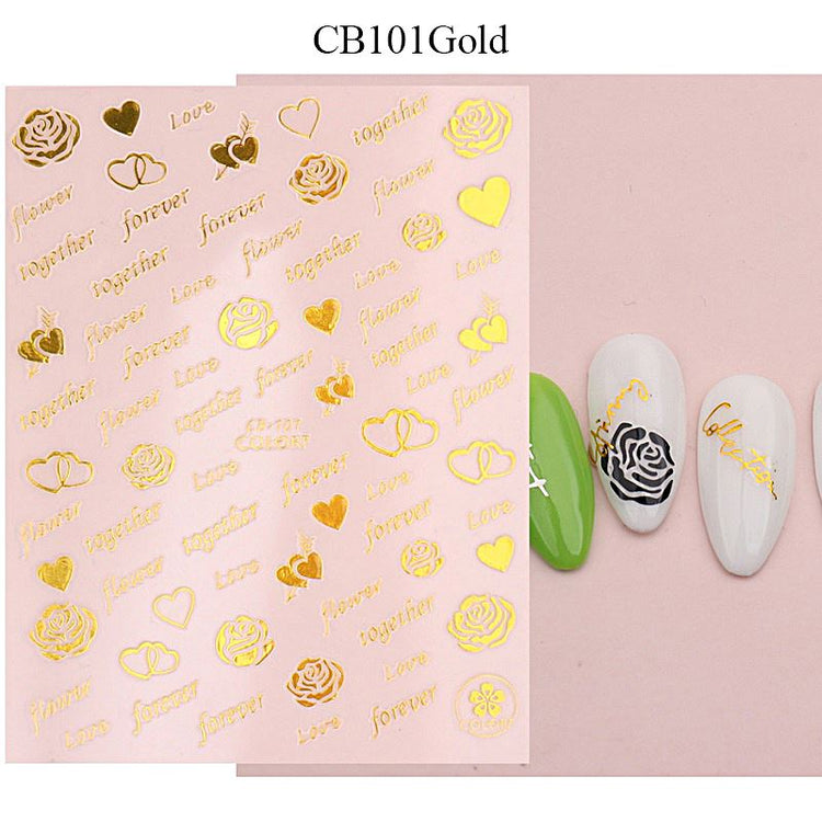Nail Art Stickers - LOVE - NSI Australia