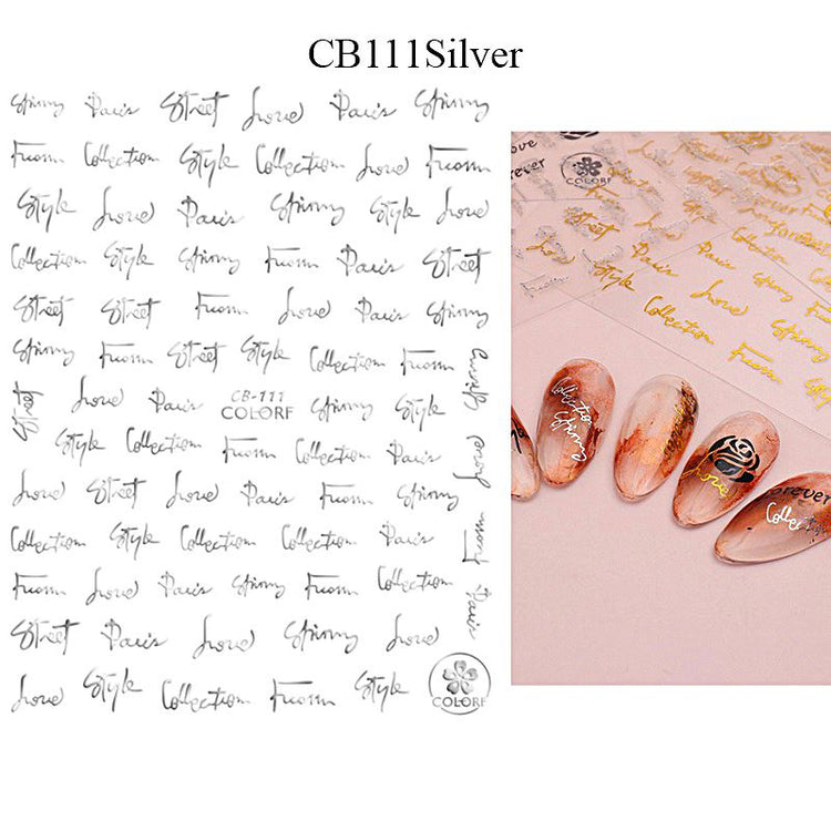 Nail Art Stickers - LOVE - NSI Australia