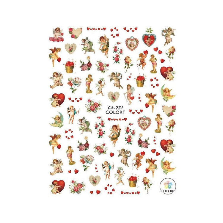 Nail Art Stickers - PARIS & LOVE - NSI Australia