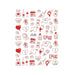 Nail Art Stickers - PARIS & LOVE - NSI Australia