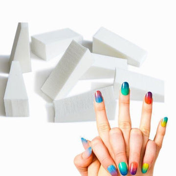 Nail Art Triangle Sponges 10pcs Pack - NSI Australia