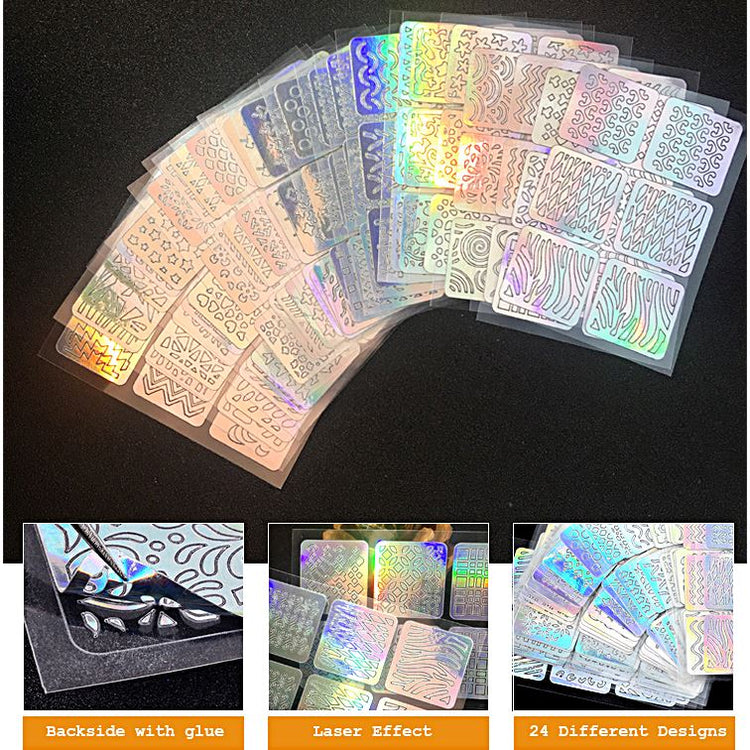 Nail Art Vinyl Stencils & Stickers - NSI Australia