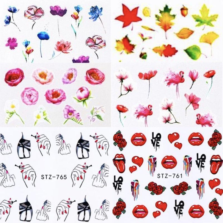 Nail Art Water Transfer Decals STZ Collection - NSI Australia