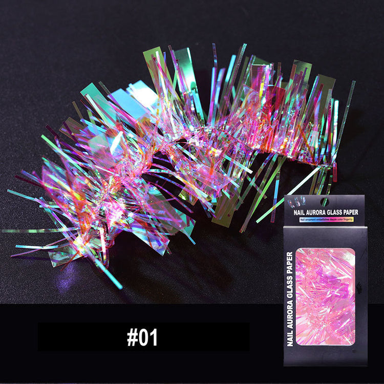 Nail Aurora Glass Paper - NSI Australia