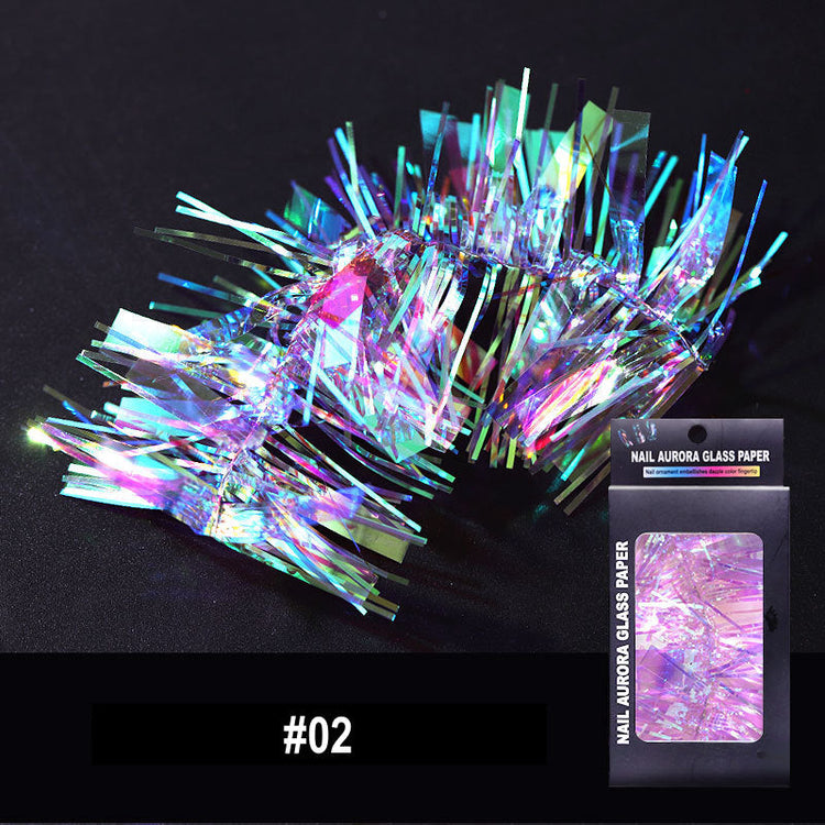 Nail Aurora Glass Paper - NSI Australia
