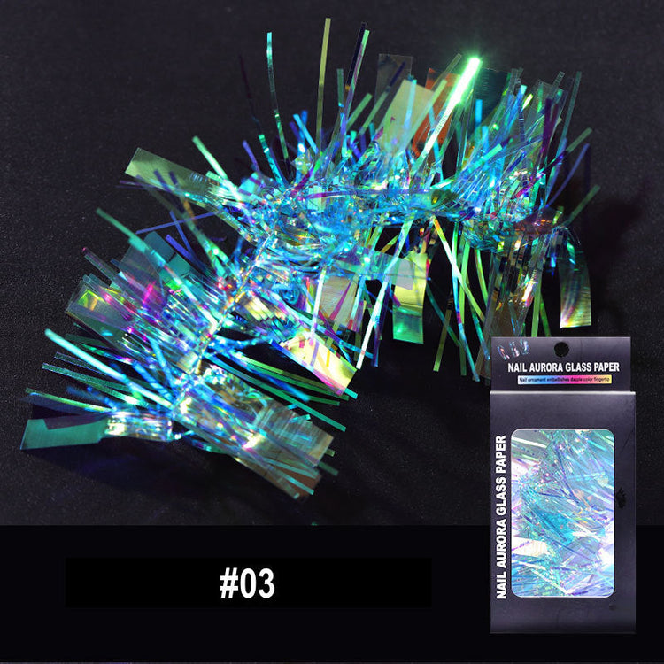 Nail Aurora Glass Paper - NSI Australia