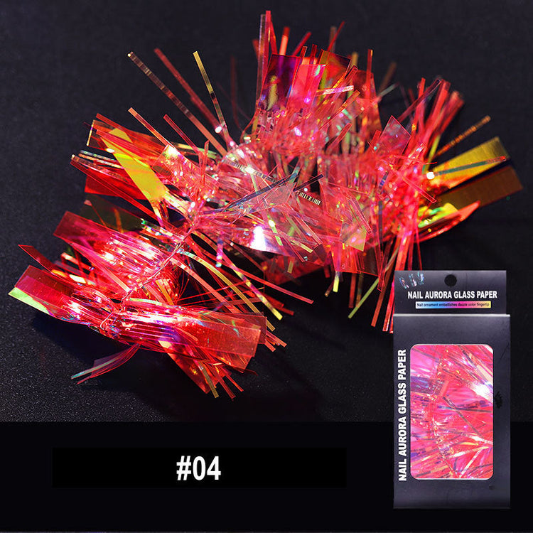 Nail Aurora Glass Paper - NSI Australia