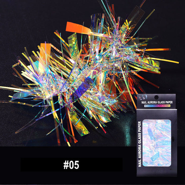 Nail Aurora Glass Paper - NSI Australia