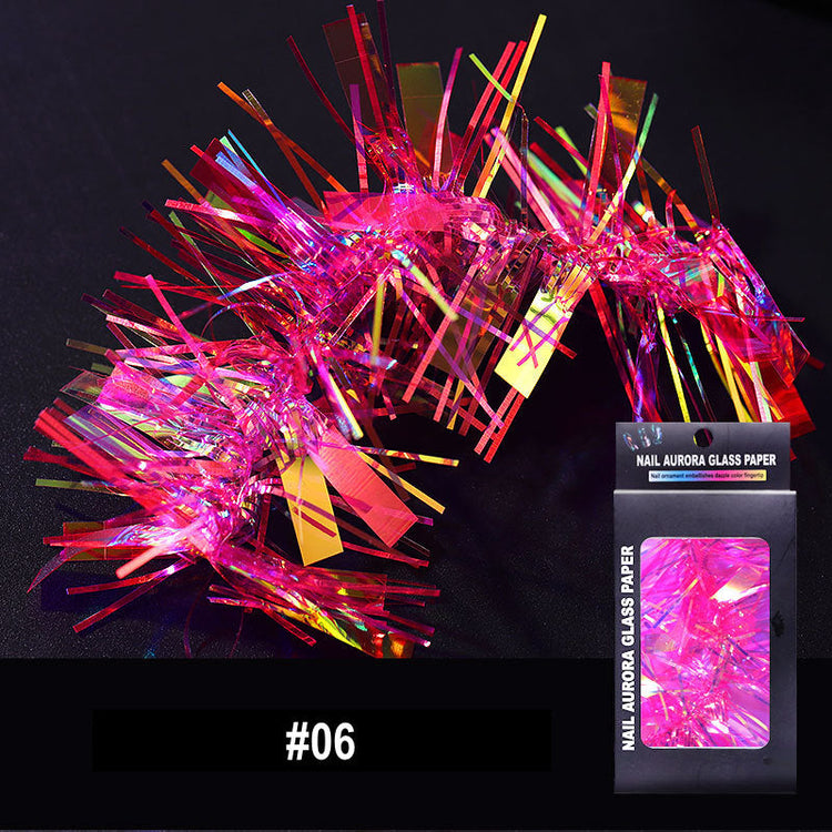 Nail Aurora Glass Paper - NSI Australia