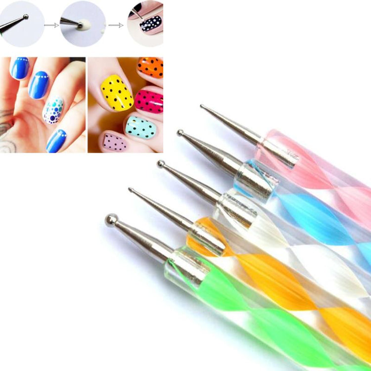 Nail Dotting Tools 2-way 5pcs Set - NSI Australia