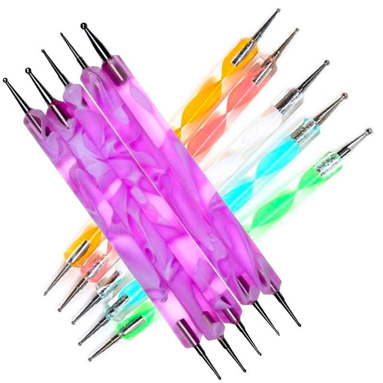 Nail Dotting Tools 2-way 5pcs Set - NSI Australia