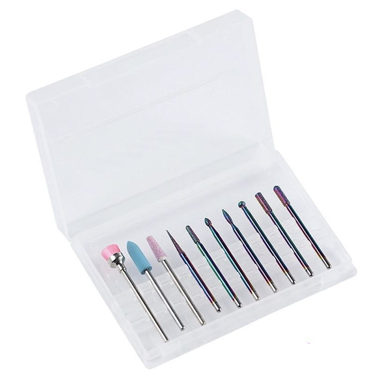 Nail Drill Bits Complete Set 10pcs - NSI Australia