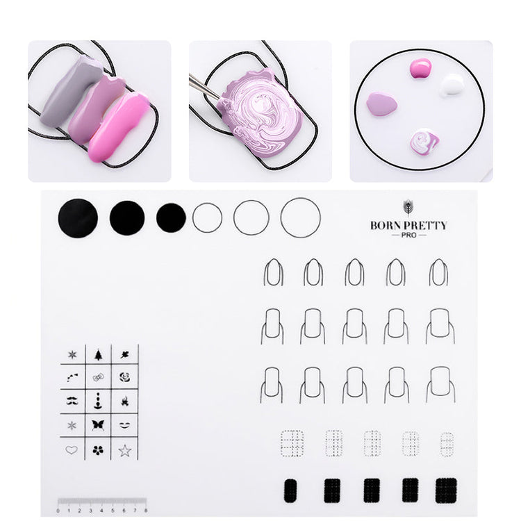Nail Practice Silicone Mat BORN PRETTY - NSI Australia