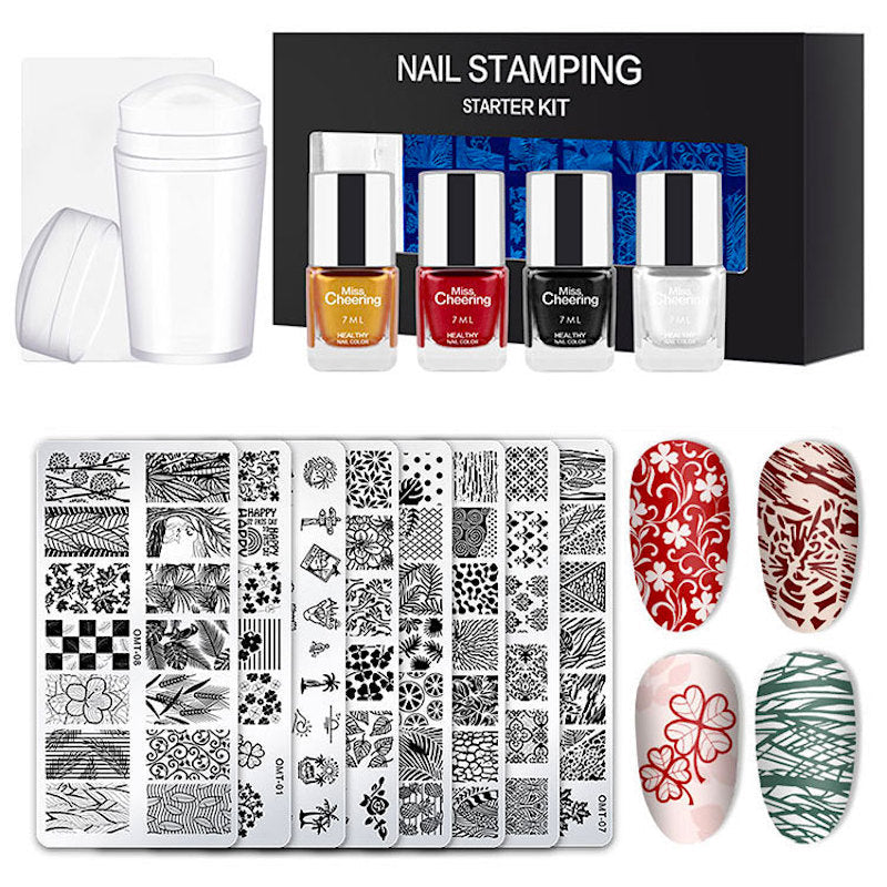 Nail Stamping Kit + 1 FREE Random Plate - NSI Australia