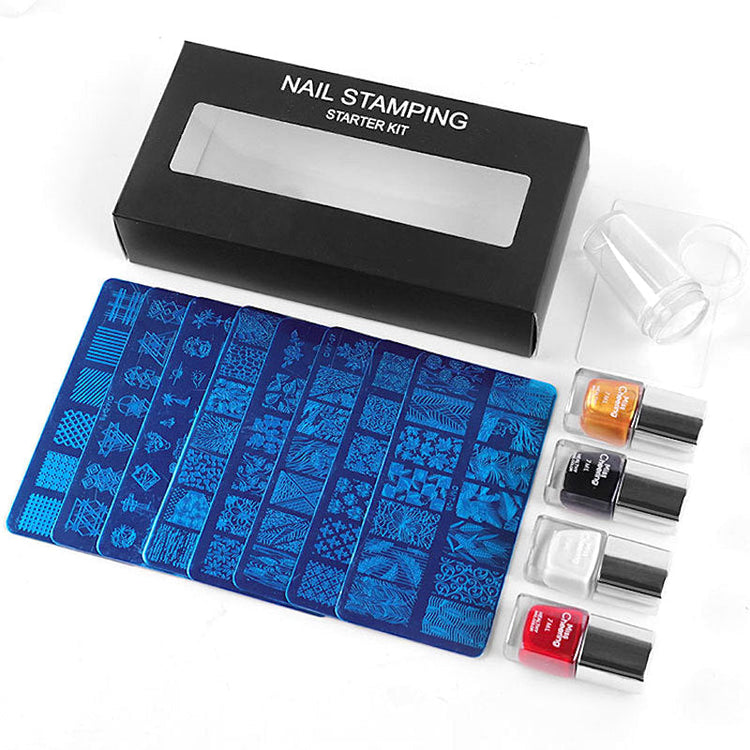 Nail Stamping Kit + 1 FREE Random Plate - NSI Australia