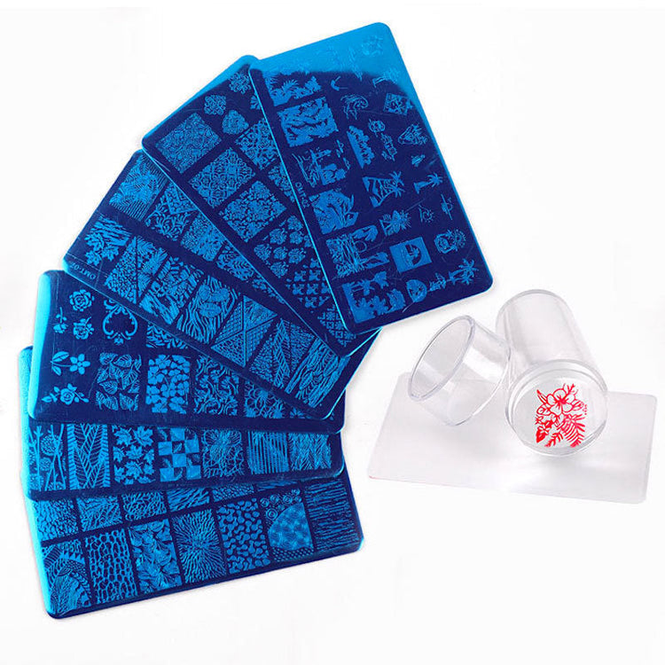 Nail Stamping Kit + 1 FREE Random Plate - NSI Australia