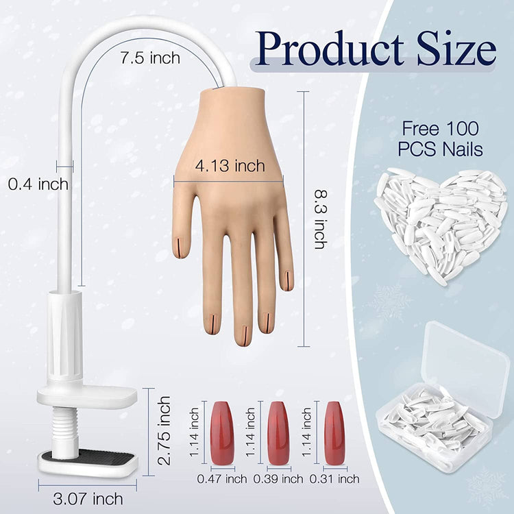 Nail Training Practice Hand - NSI Australia