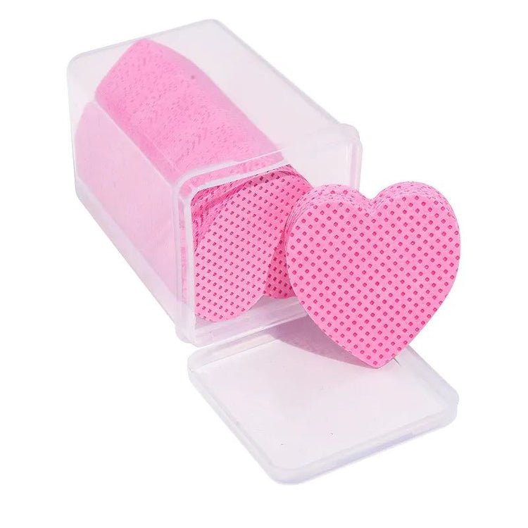 Nail Wipes Heart Shape 200pcs - NSI Australia