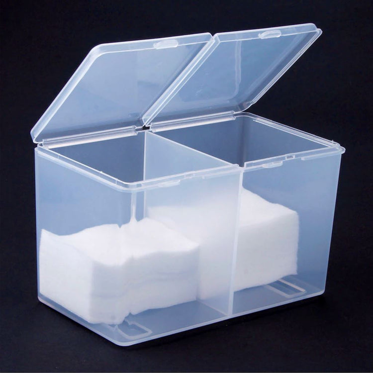 Nail Wipes Holder Box Double Compartment - NSI Australia