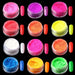 NEON Fluorescent Pigments ~ Bright Colours ~ 12 Jars Set - NSI Australia