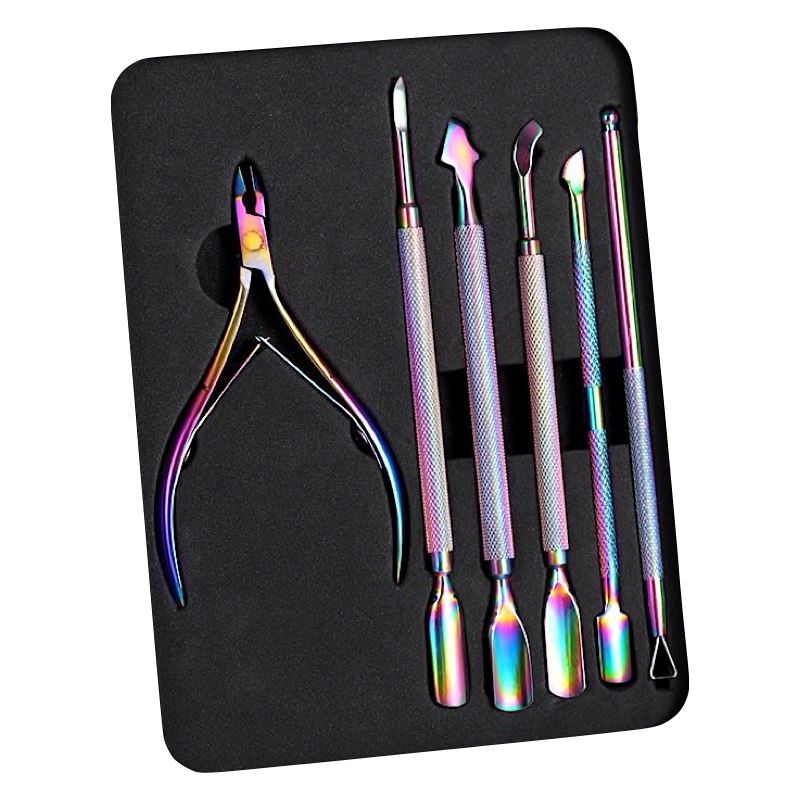 Amazon.com: HIFAU 8PCS Premium Cuticle Nippers Pusher Manicure Tools Set,  Professional Ingrown Toenail File, Cuticle Remover Trimmer Cutters Tool Gel  Nail Art Kit, Stainless Steel, Travel, Gift : Beauty & Personal Care
