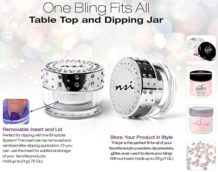 NSI Crystal Tabletop Bling Jar - NSI Australia