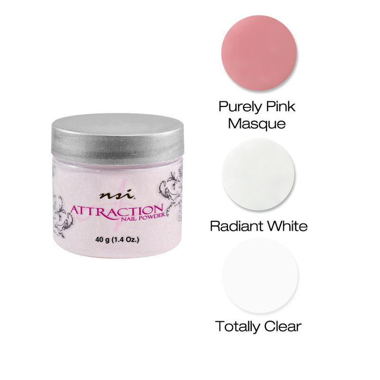 PARIS DEAL ~ ATTRACTION Perfectly Yummy - Acrylic Liquid + 3 Powders - NSI Australia