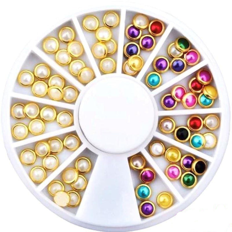 Pearls Nail Art Decoration Wheels - NSI Australia